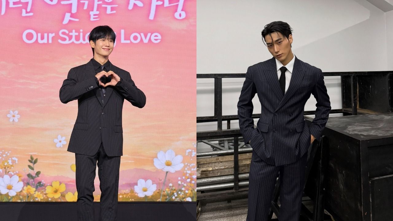 丁海寅、ATEEZ崔傘較勁!Dolce&Gabbana條紋西裝穿出2種男友風