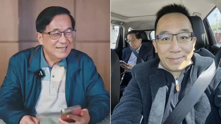 對此陳水扁回應媒體「沒有補充」，陳致中在網路祝姊姊生日快樂，但留言頗為玩味。合成照、取自《threads》