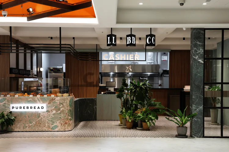 PUREBREAD LBC店型進駐「遠東Garden City B區-莫內花園」B2。PUREBREAD提供