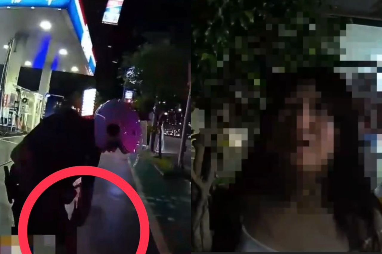 低胸熟女酒後熊抱男警嬌喊「我不好~」 吵架男友快氣暈!衛生局到場強制送醫