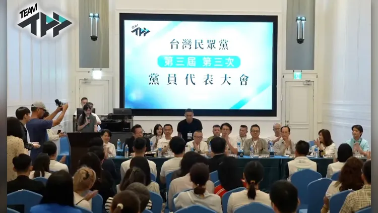 黃國昌說，年底選戰攸關政黨未來發展。圖取自民眾黨直播YT