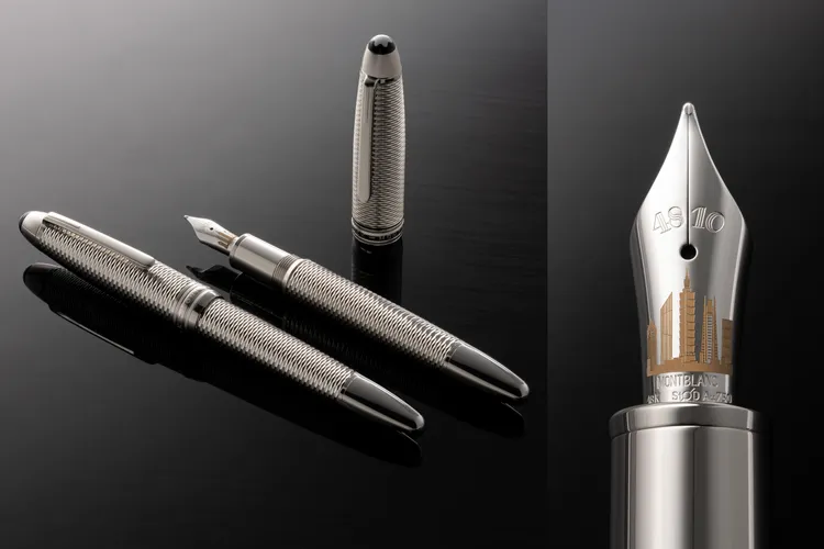 MB139520 MONTBLANC大師傑作幾何系列台北城市限定筆尖，13萬3800元。品牌提供