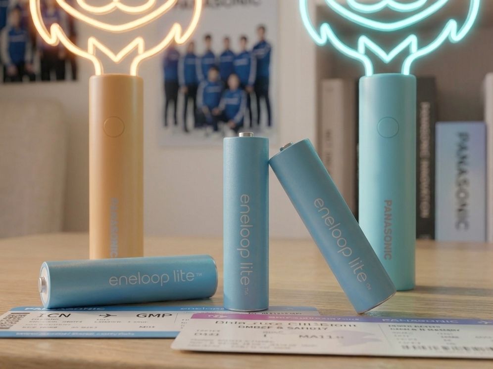 Panasonic eneloop LITE 充電 3000 次 放 5 年還有 7 成電力