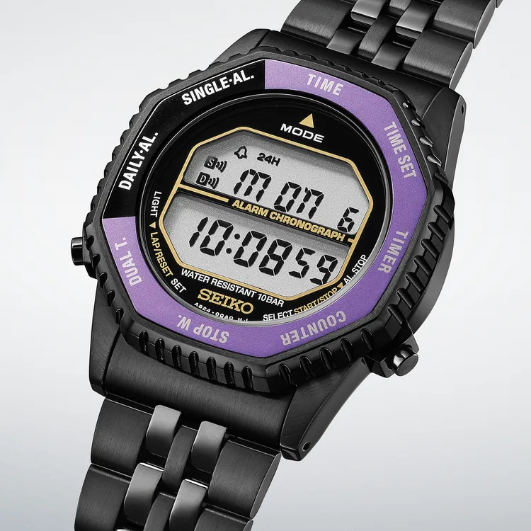 Seiko Selection 145周年江戶紫紀念腕錶HFL001，限量4000只，2萬元。品牌提供