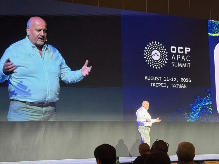 OCP執行長George Tchaparian。呂承哲攝