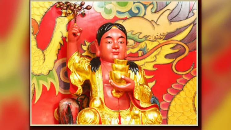 石碇元寶山仙石府主祀財神劉海蟾祖師。圖取自石碇元寶山仙石府網站