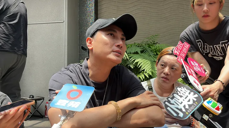 王凱摯友Jeff一度傷心哽咽，無法言語。莊宗達攝