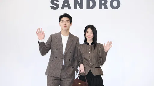 皮衣控邵雨薇看SANDRO新裝好心動　時髦合體VVIP陳昊森