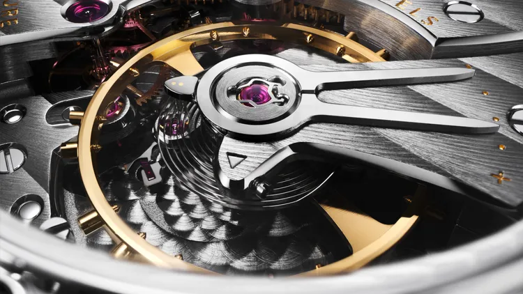 ZENITH G.F.J.腕錶鉭金屬限量版細節。品牌提供