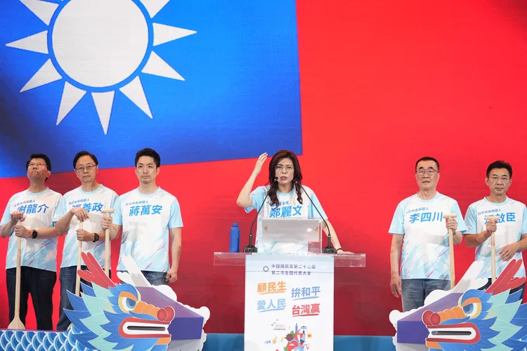 國民黨要在年底九合一大選力守13席執政縣市。彭欣偉攝
