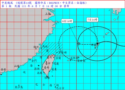 白海豚增強了！首波海警範圍曝光