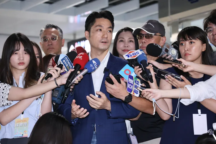 信義線東延廣慈／奉天宮站正式通車，台北市長蔣萬安出席通車典禮。莊宗達攝