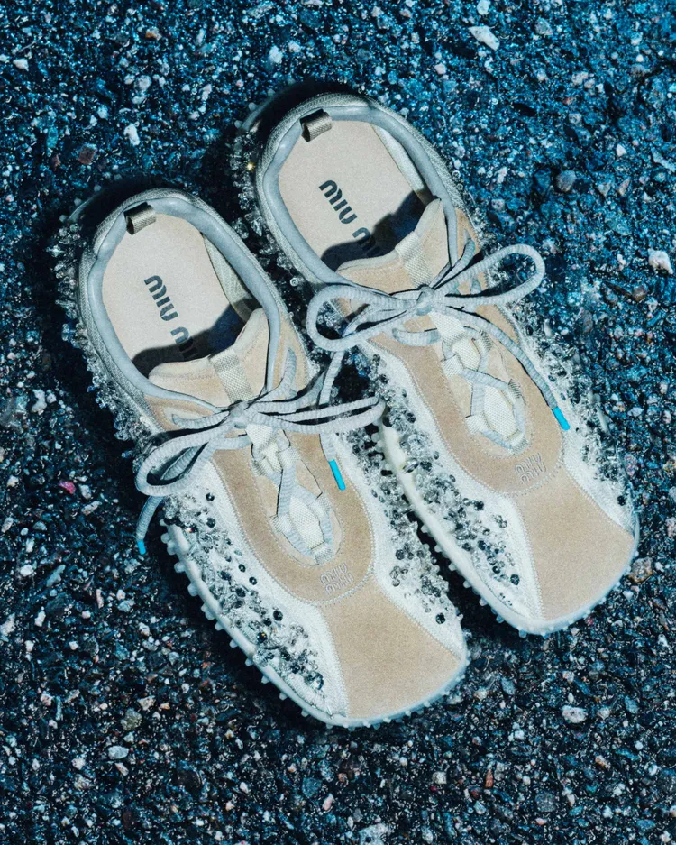 Miu Miu Bubble運動休閒鞋。品牌提供