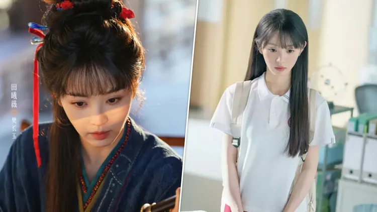田曦薇爆紅作《逐玉》與新戲《天才，女友》都留著劉海。劇照
