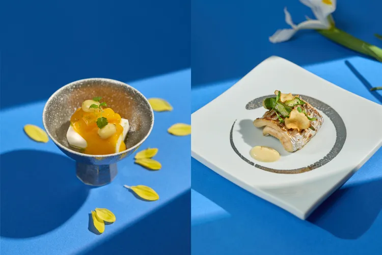 「燒物・水物」以剛好的份量與節奏照顧夏日感官，帶來飽滿卻無負擔的餐後體驗。日勝生加賀屋提供