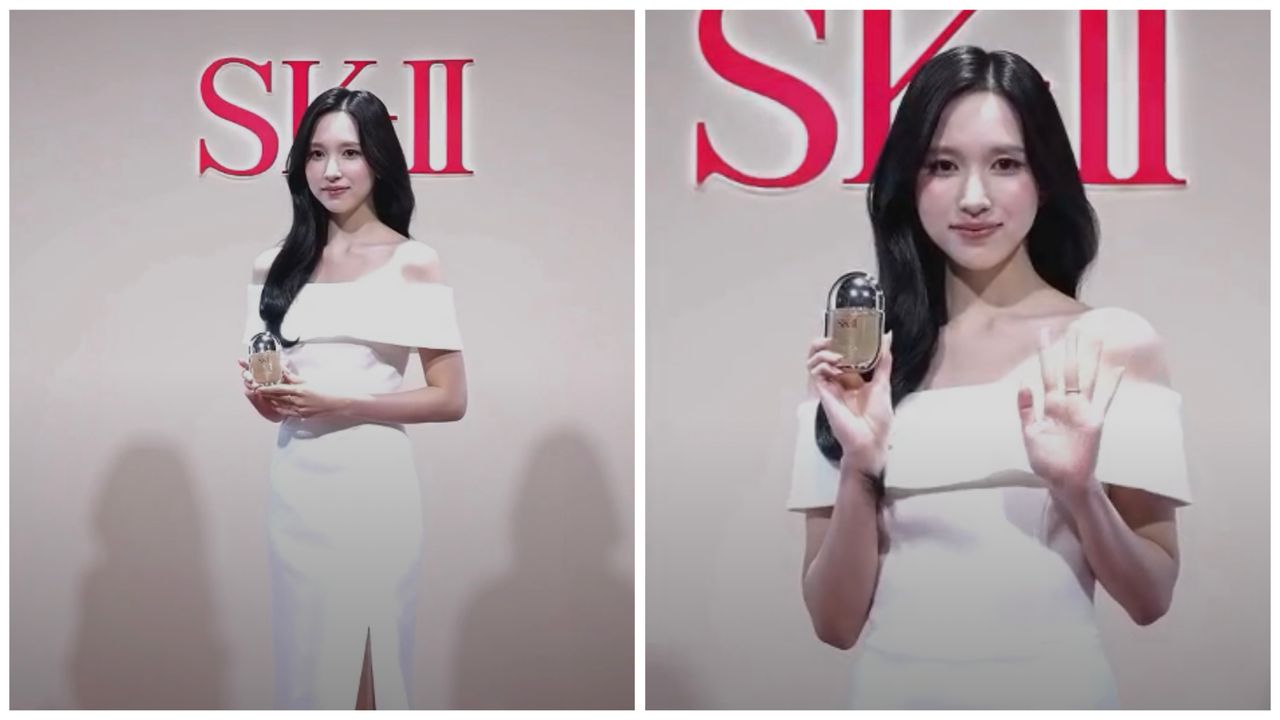 TWICE Mina首單獨來台 抹SK-II肌膚超透亮最想珍珠奶茶