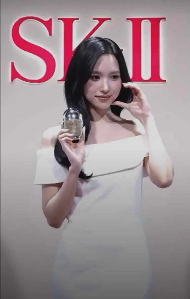 TWICE Mina。翻攝直播影片