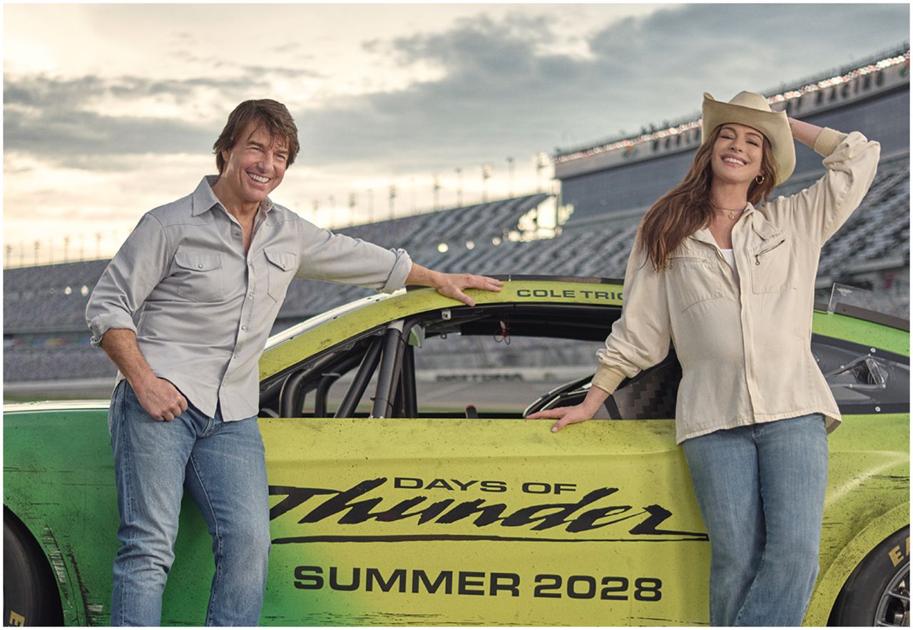 阿湯哥38年後再飆NASCAR!《霹靂男兒》續集女主換人 安海瑟威接棒前妻妮可基嫚