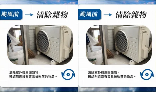 颱風來襲冷氣室外機也要顧！3招防受損　停電後「別急著開」