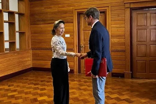 兒子要求證明仍在世　81歲翁山蘇姬罕見露面會紅十字代表