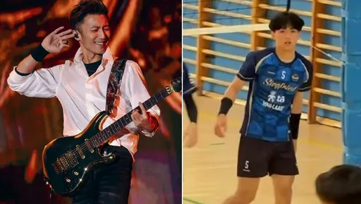 謝霆鋒16歲次子Quintus近照曝光！183公分排球隊長扣殺帥爆