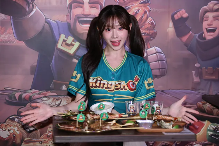 金娜妍平時最愛吃烤肉。莊宗達攝