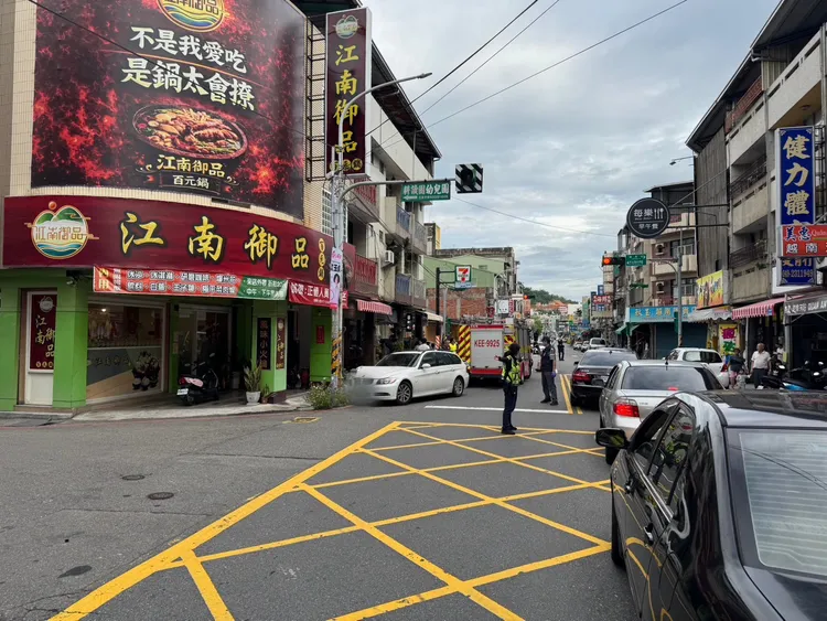 事故發生在南投縣草屯鎮虎山路。民眾提供