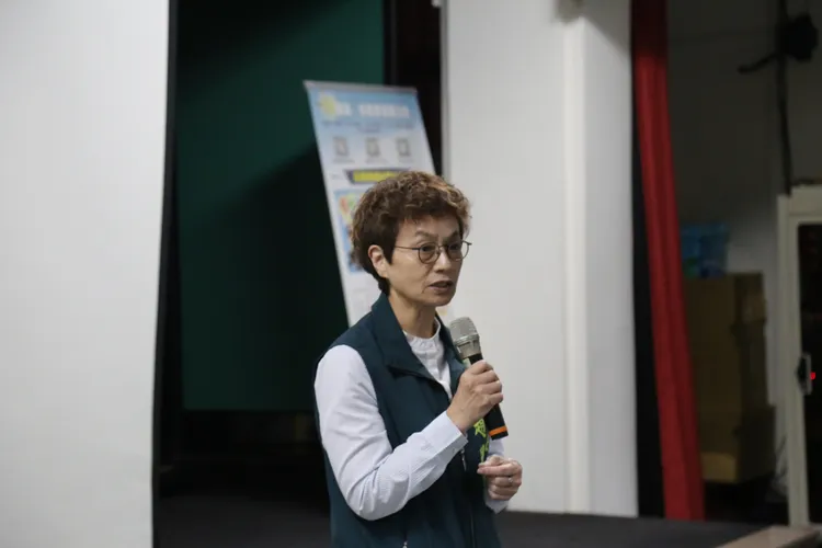 趙卿惠副市長代表黃偉哲市長出席，肯定青年貢獻自身專業，投入城市防災韌性。台南市府提供