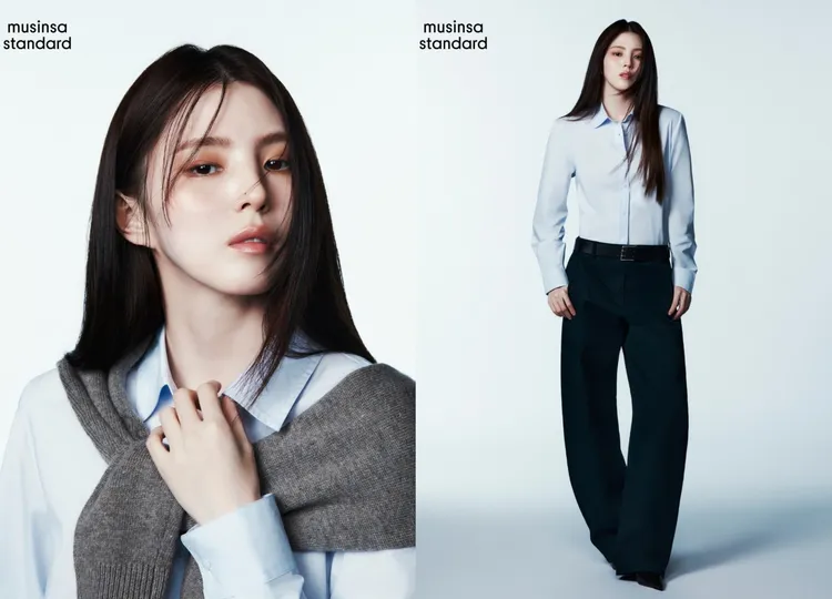 韓韶禧示範秋冬百搭通勤造型。翻攝musinsa_standard IG