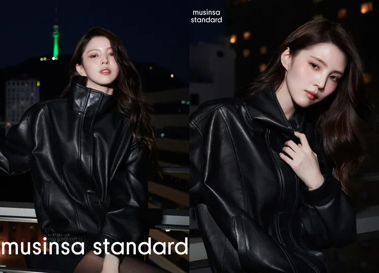 韓韶禧拍攝Musinsa standard秋冬形象照。翻攝musinsa_standard IG