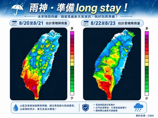 雨神準備long stay！專家曝低壓帶影響　這4天雨最大