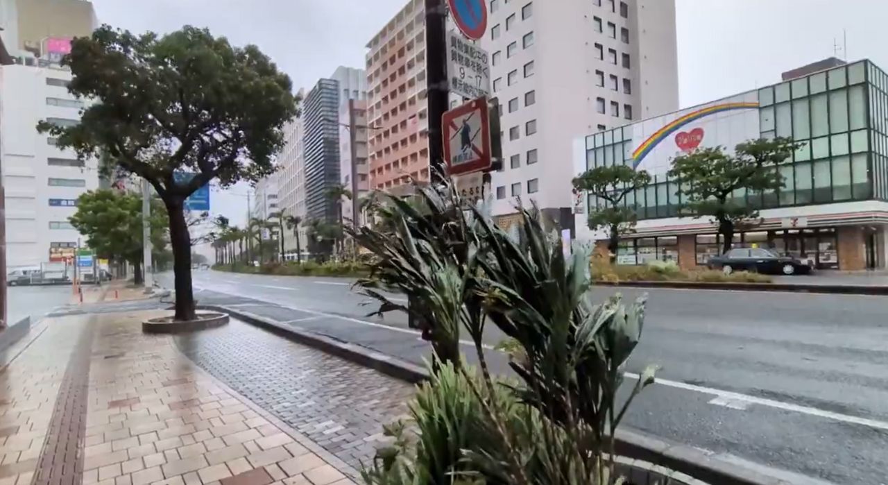 白海豚撲沖繩3人受傷!「國際通」罕見唱空城