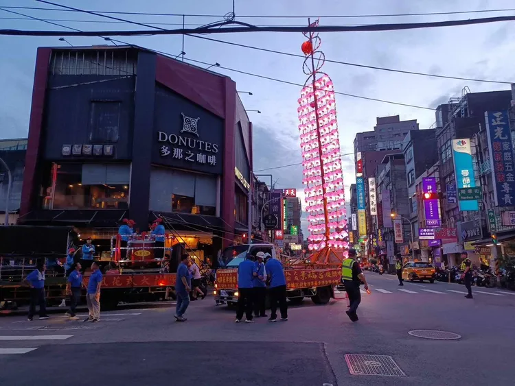 景福宮放水燈。資料照片