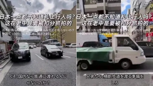 中國遊客批日本駕駛不讓行人　竟是橫越馬路「中國都隨便闖」