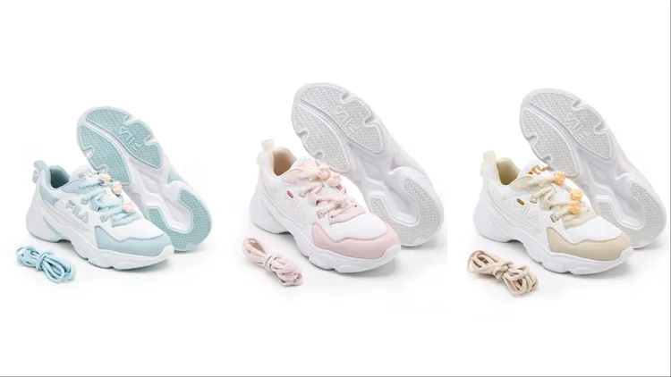 FILA HIDDEN TAPE 13貓掌老爹鞋，各2280元。品牌提供