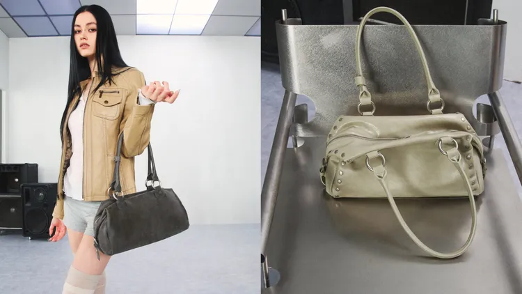 本季主打款Zuni Bag，採用柔軟皮革搭配自然垂墜的保齡球包輪廓。品牌提供
