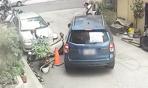 擦撞機車後逕自離去　逃不過監視器法眼被揪出開罰