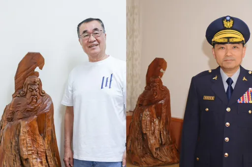 一尊關公像藏玄機！李四川揭侯友宜親手傳承　喊話：接下守護404萬市民這一棒