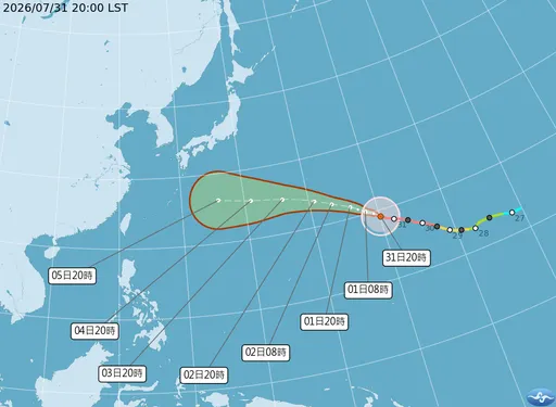 強颱白海豚逼近中　最靠近台灣路徑曝光但變數仍大