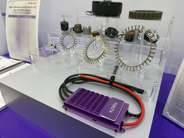 富田電機為無人載具開發的馬達及ESC產品。呂承哲攝