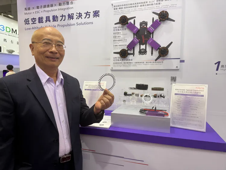 富田電機（4590）董事長張金鋒。呂承哲攝