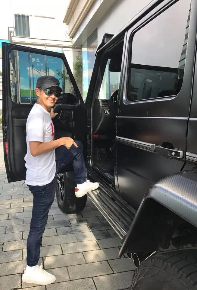 林志穎的賓士G63 AMG越野車。翻攝林志穎臉書
