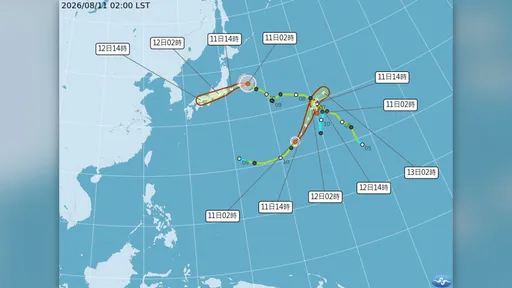 季風環流發威！昌鴻颱風路徑變了　西南風水氣恐連灌一周