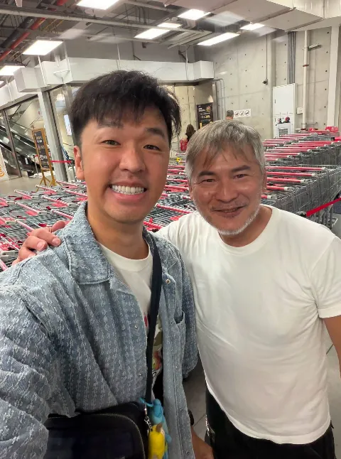 香蕉（王俊傑）和馬國賢開心合影。翻攝香蕉（王俊傑）臉書