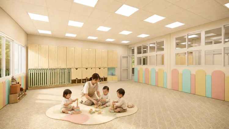 香山區內湖公共托嬰中心明年3月啟用，可提供50名幼兒收托能量。新竹市府提供