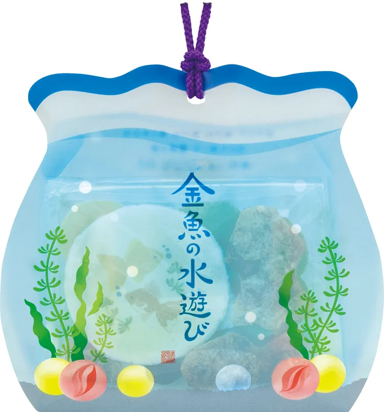 桂新堂夏日限定金魚嬉水蝦煎餅。業者提供
