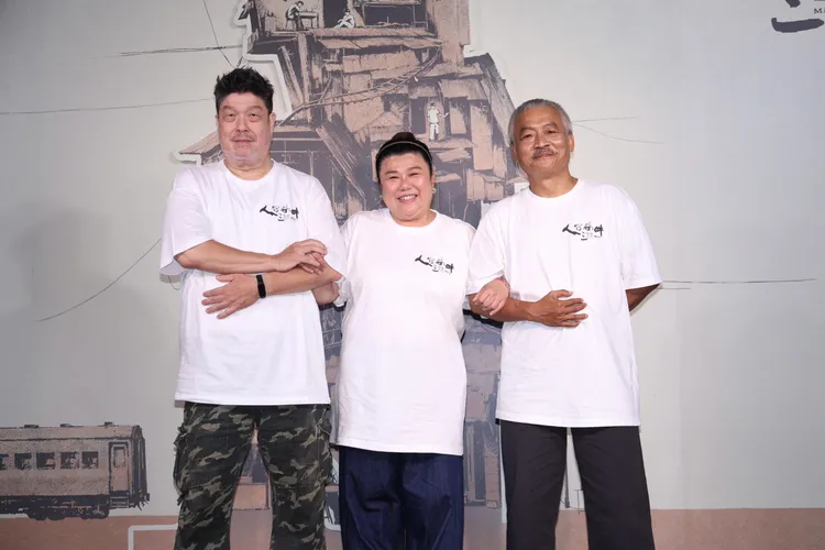羅北安（左起）、林美秀和謝銘祐。莊宗達攝