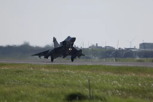 漢光42號Day 3　空軍幻象2000-5戰機緊急升空模擬迎敵