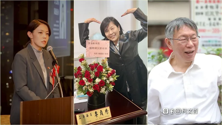 李貞秀今年爆出高虹安拿柯文哲700萬，引發黨內軒然大波，李貞秀隨後遭中評會開除黨籍。翻攝三人臉書