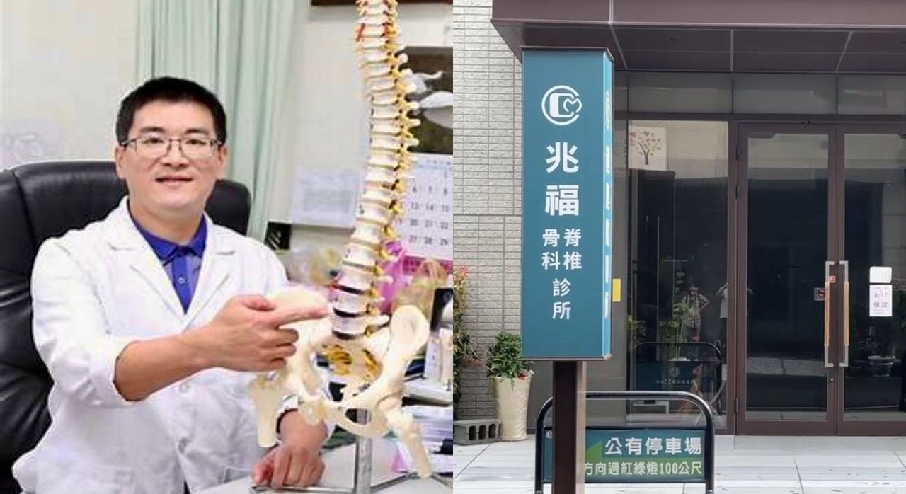 趙建銘診所突貼「一紙公告」 5警上門了!眾人圍觀